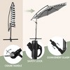 WestinTrends 10 Ft Outdoor Patio Cantilever Offset Umbrella - 3 of 4