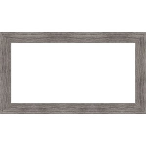 Amanti Art Pinstripe Plank Grey Narrow Framed Dry Erase Magnetic Board - 1 of 4