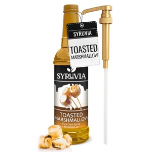 Syruvia Toasted Marshmallow Syrup, Coffee Syrup for Drinks & Desserts ...