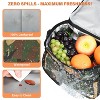 Tirrinia Adults Kids Insulated Leakproof Lunch Bag With Pocket, Reusable Lunch Bento Box, Small Lunch Cooler Tote Bag, Back-To-School Essential - 2 of 4