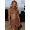 Moda Minx Lumiére 'Caramel' Short Ruffle Sarong - 3 of 3