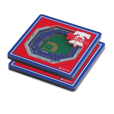 MLB Philadelphia Phillies StadiumView Coaster 2pk