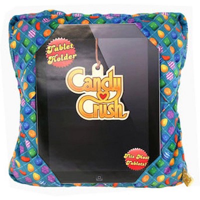 Commonwealth Toys Candy Crush Saga Blue Plush Tablet Holder