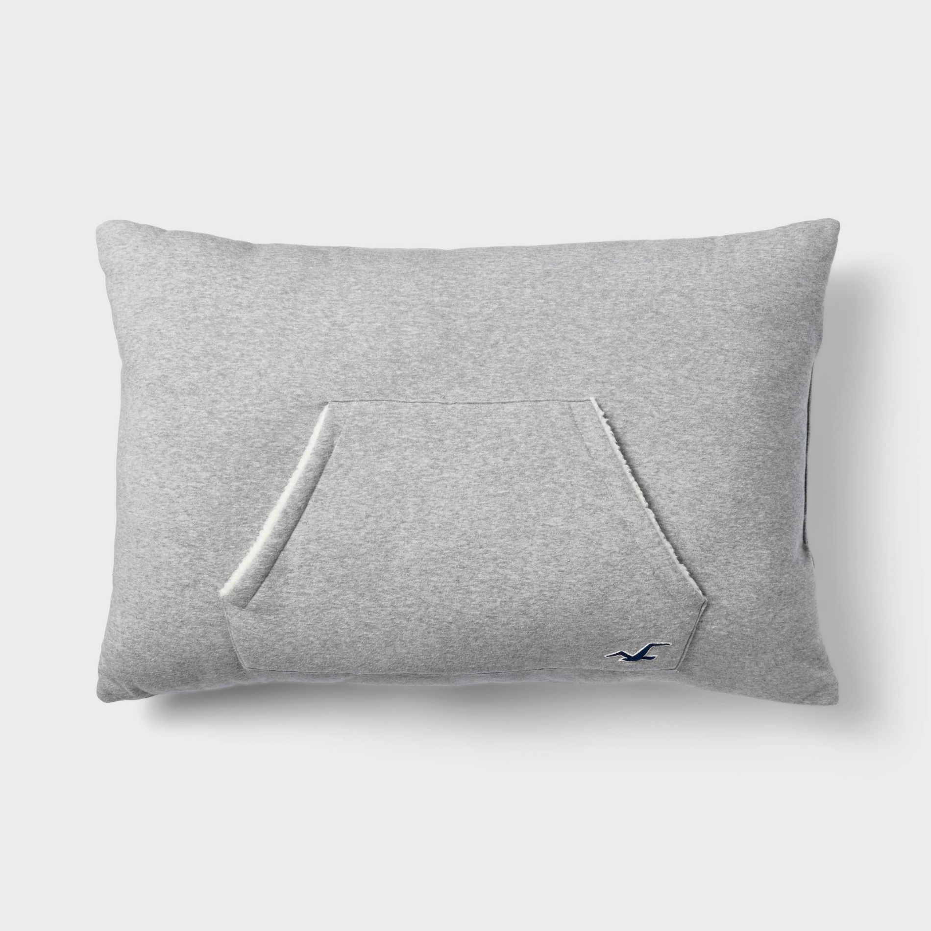 20"x30" Oversized Study Buddy Pillow Heather Gray - The Hollister Collection at Target