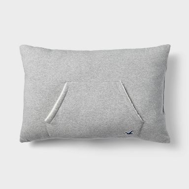 20"x30" Oversized Study Buddy Pillow Heather Gray - The Hollister Collection at Target
