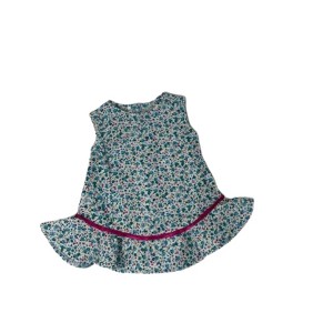 Doll Clothes Superstore Handmade Blue Flower Dress Fits 15 and also 16 Inch Cabbage Patch Kid Dolls - 1 of 4
