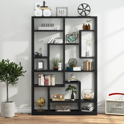 Hommoo 70.9" Standing Bookshelf Black - image 1 of 4