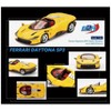 Ferrari Daytona SP3 Giallo Modena Yellow with Red Interior 1/64 Diecast Model Car by BBR - 3 of 4