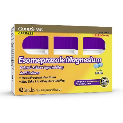 Good Sense Esomeprazole Magnesium Capsules, 42 Ct