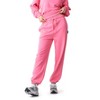 Future Planet Womens Saturn Premium Fleece Lined Soft Cotton Sweatpants Loose Fit Pink - 2 of 4