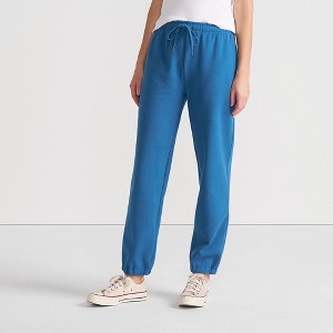 Lands' End Women's Serious Sweats High Rise Jogger Pants - 1 of 4