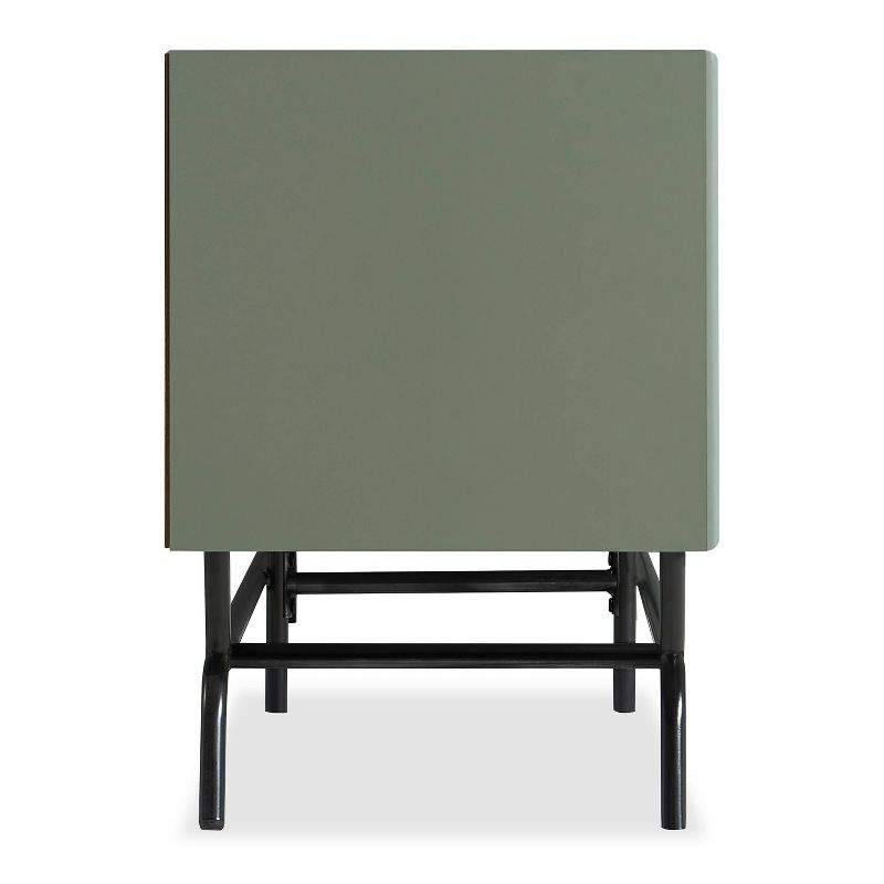 Meadowgrove Modern 3 Drawer TV Stand for TVs up to 65&#34; with Cabinet Sage Green - miBasics, 5 of 7
