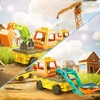 PICASSO-TILES Magnetic Tiles 2-in-1 Excavator & Backhoe Construction Truck, Toy for Kids - 3 of 4