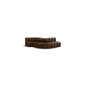 Meridian Furniture,Arc Velvet Modular Sofa - 1 of 4