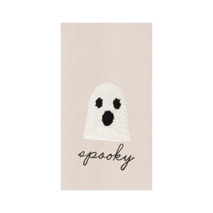 C&F Home Spooky French Knot Flour Sack Cotton Halloween Embroidered Kitchen Towel - 1 of 4