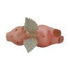 Kurt Adler Noble Gems Glass Ornament for Christmas Tree, Flying Pig with Wings - 2 of 4