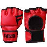 Forza Sports Vinyl Training Gloves - Red/Black