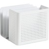 U Brands - Perforated Sorter Cup - Durable - Metal - White - 1 Each - 3 of 4