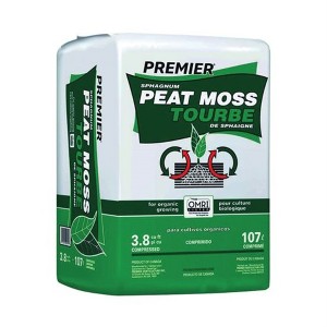 Premier Horticulture Sphagnum Peat Moss for Organic Growing, OMRI Listed, Compressed Bale - 1 of 2