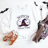 Simply Sage Market Witch Social Club Purple Hat Sweatshirt - 3 of 4