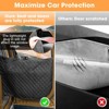 JOEJOY Back Seat Extender for Large Dogs,Dog Car Seat Cover with Side Flaps,Dog Hammock for Car, SUVs - 3 of 4