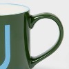 16oz Stoneware Monogram Mug - Opalhouse™ - 3 of 3