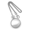 Black Bow Jewelry Charles Hubert Stainless Steel Double Cover Satin Pocket Watch - 4 of 4