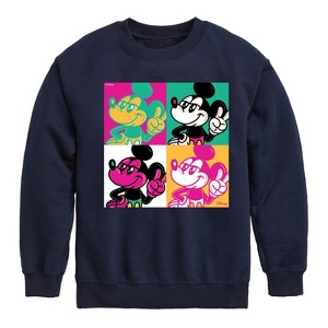 Boys' - Disney - Warhol Pop Art Graphic Long Sleeve Fleece Sweatshirt - 1 of 4
