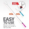 Garnen [FDA Certified] 8 Packs Extendable BBQ Marshmallow Roasting Sticks, Stainless Steel Rotating BBQ Skewers Forks for Smores, Barbeque, Grill - 2 of 4