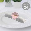 Big Dot of Happiness 1st Birthday Girl - Fun to be One - First Birthday Party Paper Napkin Holder - Napkin Rings - Set of 24 - 2 of 4