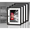 Americanflat 11x14 Picture Frame with Shatter-Resistant Glass - Set of 4 - Use as 8x10 Frame with Mat or 11x14 Frame Without Mat - Black - 3 of 4