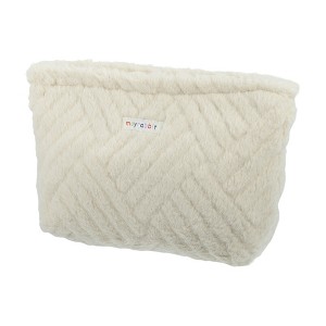 Unique Bargains Women's Durable Flannel Travel Makeup Bag 1 Pc - 1 of 3