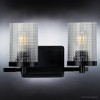 Urban Ambiance Luxury Traditional Bath Vanity Light,  7.75"H x 13.125"W,  Midnight Black Finish, UHP3631 - 3 of 4