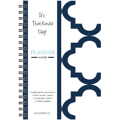 Kahootie Co. Weekly Planner 6" x 9" Navy (ITKWN)