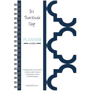 Kahootie Co. Weekly Planner 6" x 9" Navy (ITKWN) - 1 of 4