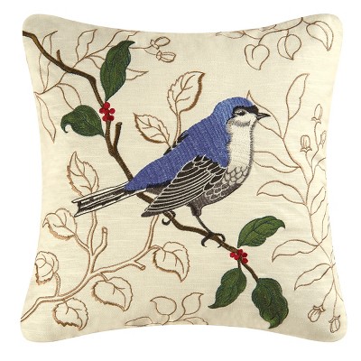 C&F Home 17" x 17" Gnatcatcher Embroidered Throw Pillow