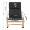 NFL Minnesota Vikings Bentwood Accent Chair - 3 of 4