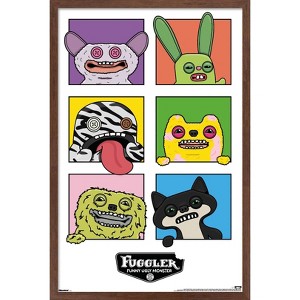 Trends International Fuggler - Squares Framed Wall Poster Prints - 1 of 4