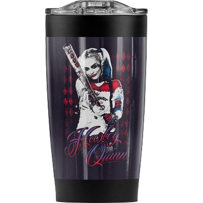 Suicide Squad Harleys Bat Steel Tumbler 20oz Coffee Travel Mug