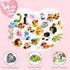 Joyfy 24 Packs Valentine’s Day Animal Building Blocks with Hearts Party Favors Boxes for Kids Valentine Party Favor, School Classroom Exchange Gift - 2 of 4