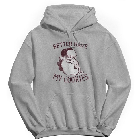 Grey hot sale cookies hoodie