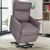 Costway Electric Power Lift Massage Chair Recliner Sofa Fabric Padded Seat Home Beige - 2 of 4