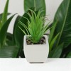 Unique Bargains Artificial Plants Ceramic Pot Plastic 2.01"x2.01"x2.95" 1 Pc - 2 of 4