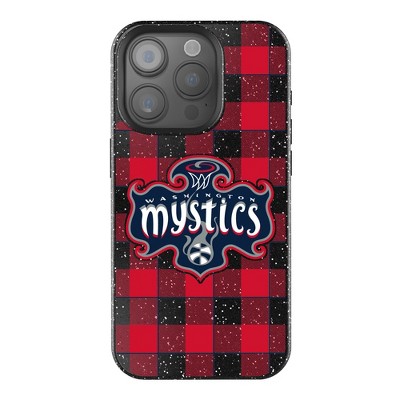 Keyscaper WNBA Plaid Bling Cell Phone Case for iPhone 15 Plus