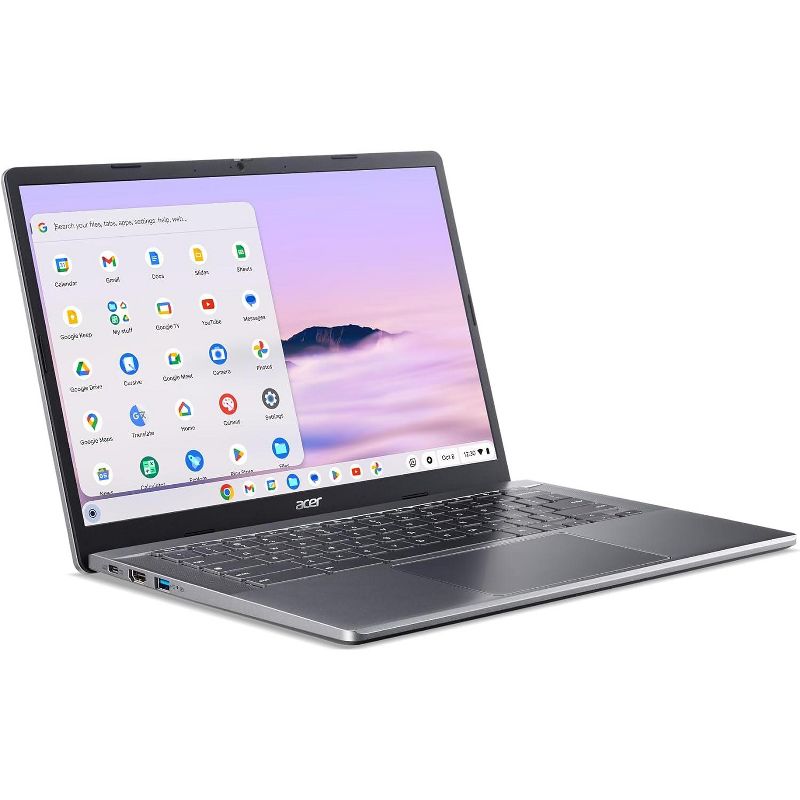 Acer Chromebook Plus 514 14” WUXGA Touchscreen Laptop, AMD Ryzen 3-7320C, 8GB RAM, 256GB SSD, Chrome OS, 2 of 8