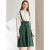 INSPIRE CHIC Women's High Waist Overall Corset Skater Suspender Dresses - 2 of 4
