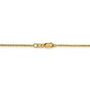 Black Bow Jewelry 1.3mm 14k Yellow Gold Diamond Cut Fancy Singapore Chain Necklace - 4 of 4