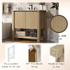 NicBex 36" Modern Bathroom Vanity with Ceramic Sink,Freestanding Bathroom Storage Cabinet with 2 Shelves, 8"Pre-drilled Faucet(No Faucet) - 3 of 4