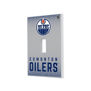NHL Western Conference Teams Linen Hidden-Screw Light Switch Plate for Single Toggle - 1 of 4