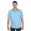 Gioberti Men's Casual Western Solid Short Sleeve Shirt With Pearl Snaps - 2 of 4